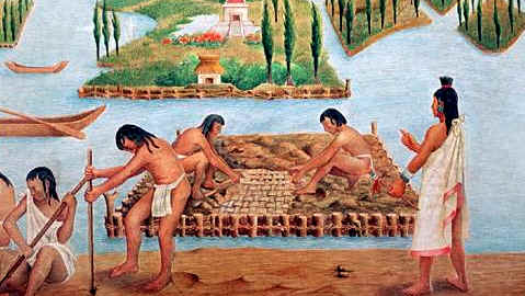 La agricultura azteca